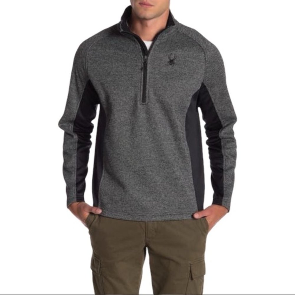 EUC Spyder Outbound Half-Zip Midweight Core Sweater Pullover